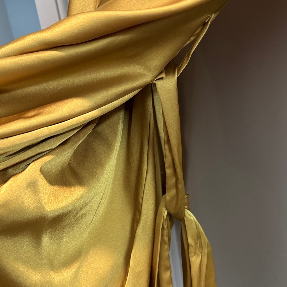 SHEIN gold Satin Mini Dress - Picture 6 of 8